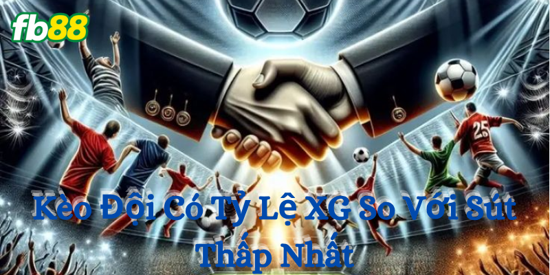 Kèo Đội Có Tỷ Lệ XG So Với Sút Thấp Nhất - Định nghĩa